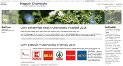Desktop Screenshot of magazin-chorvatsko.cz