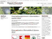 Tablet Screenshot of magazin-chorvatsko.cz